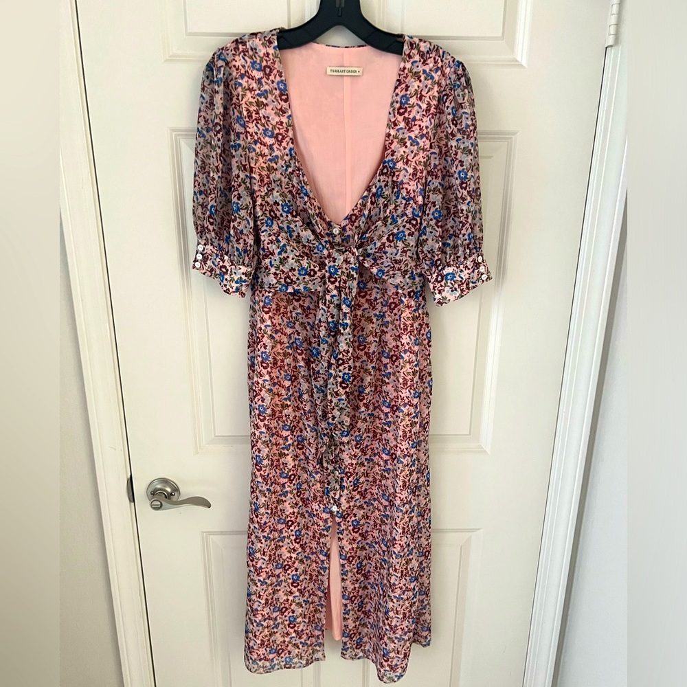 The East Order Floral Midi Dress, size M